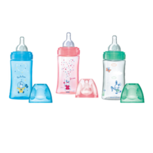 DODIE Initiation+ Biberon Anti Colique T&eacute;tine Ronde 3 Vitesses 270ml