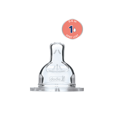 DODIE T&eacute;tine Biberon Sensation+ D&eacute;bit 1