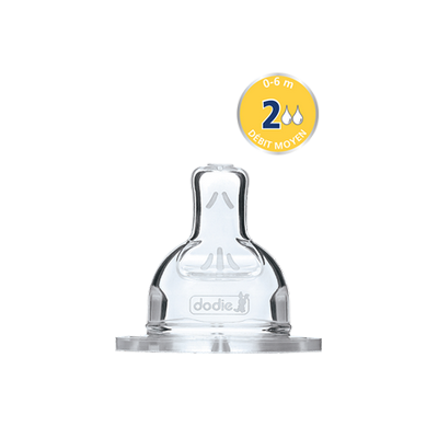 DODIE T&eacute;tine Biberon Sensation+ D&eacute;bit 2