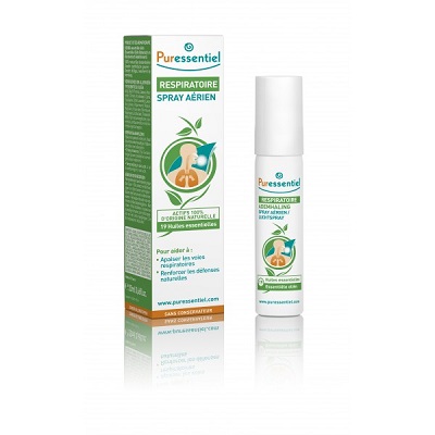 PURESSENTIEL Respiratoire Spray A&eacute;rien 19 Huiles Essentielles 20ml