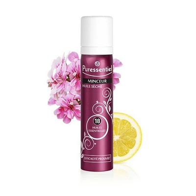 PURESSENTIEL Spray Minceur Huile S&egrave;che 18 Huiles Essentielles 100ml