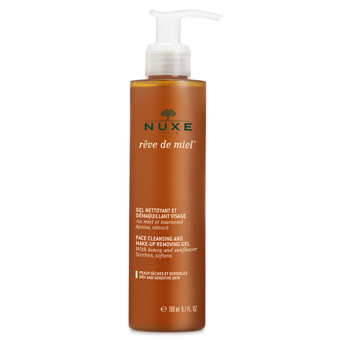 NUXE R&ecirc;ve de Miel Gel Nettoyant D&eacute;maquillant pompe 200mL