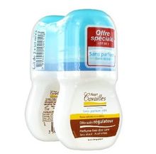 ROGE CAVAILLES Duo D&eacute;o-Soin R&eacute;gulateur Sans Parfum 48h 2x50ml