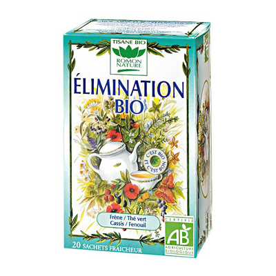 ROMON NATURE Tisane Bio Elimination 20 Sachets Fra&icirc;cheur