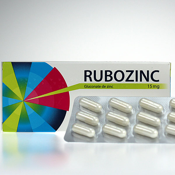 Rubozinc 15 mg 60 g&eacute;lules