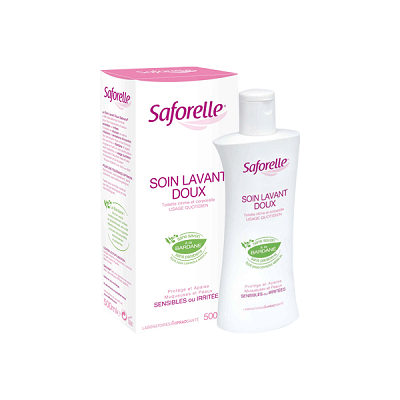 SAFORELLE Soin lavant doux muqueuses et peaux sensibles ou irrit&eacute;es 500ml