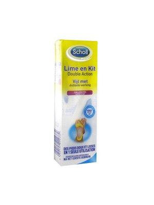 SCHOLL Lime en Kit Double Action Callosit&eacute;s