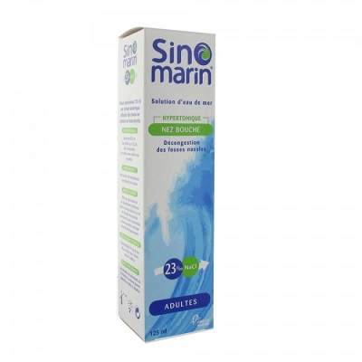 SINOMARIN Hypertonique Nez Bouch&eacute; Adultes 125mL