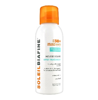 SOLEIL BIAFINE Mousse Solaire Fra&icirc;cheur FPS 50+ 150ml
