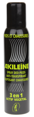 AKILEINE Spray Pieds et Chaussures 3en1 Actif v&eacute;g&eacute;tal