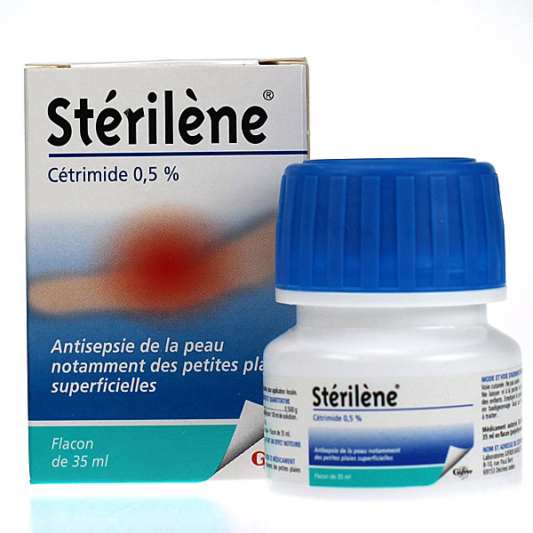 St&eacute;ril&egrave;ne C&eacute;trimide 0,5% flacon 35 ml
