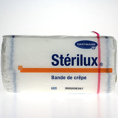 St&eacute;rilux bande de cr&ecirc;pe 10 cm x 4 m