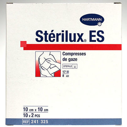 St&eacute;rilux ES 10 cm x 10 cm par 10 x 2