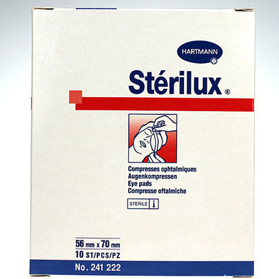 St&eacute;rilux ophtalmo 56 mm x 70 mm par 10