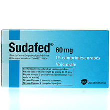 Sudafed 60 mg 15 comprim&eacute;s