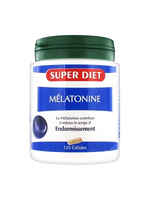 SUPER DIET M&eacute;latonine Endormissement 120 G&eacute;lules