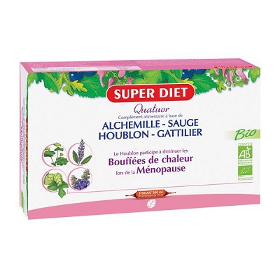 SUPER DIET Quatuor Bouff&eacute;es de Chaleur 20 ampoules de 15ml