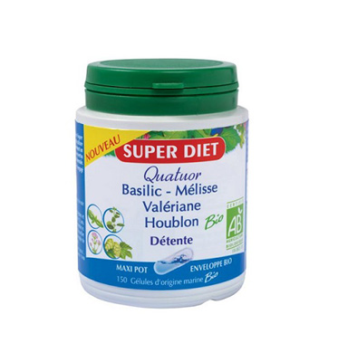 SUPER DIET Quatuor D&eacute;tente 150 G&eacute;lules