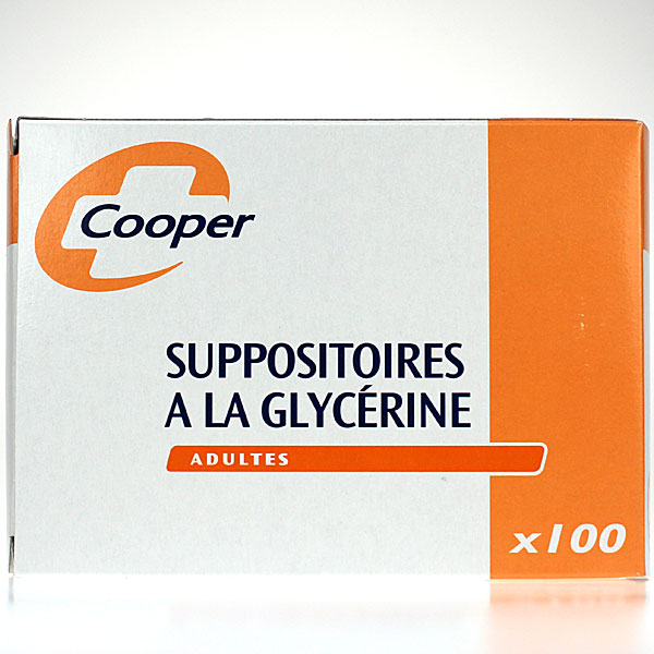 Suppo &agrave; la glyc&eacute;rine Cooper 100