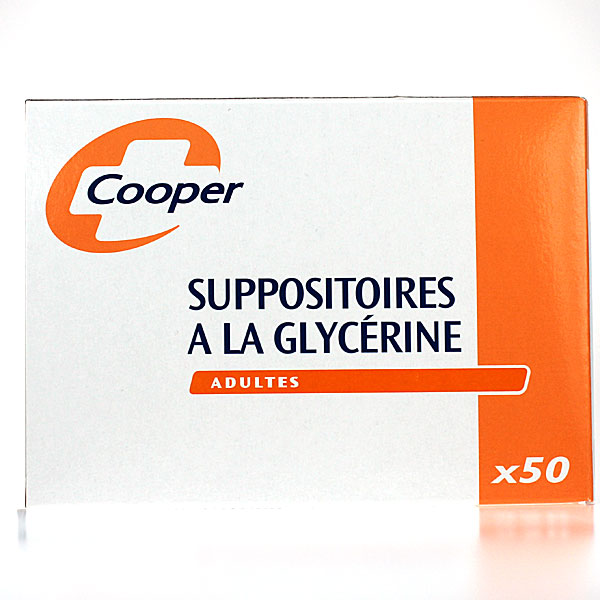 Suppo &agrave; la glyc&eacute;rine Cooper 50