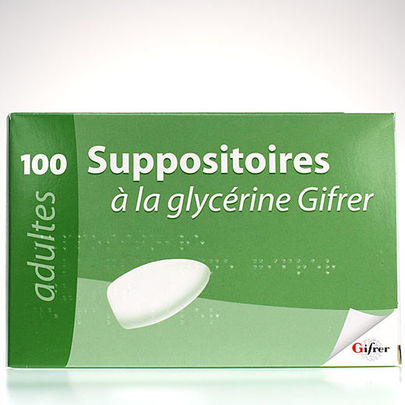Suppo &agrave; la glyc&eacute;rine Gifrer 100