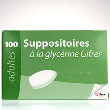 Suppo &agrave; la glyc&eacute;rine Gifrer 100