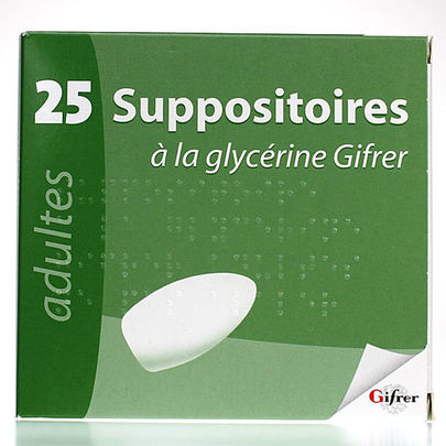 Suppo &agrave; la glyc&eacute;rine Gifrer 25