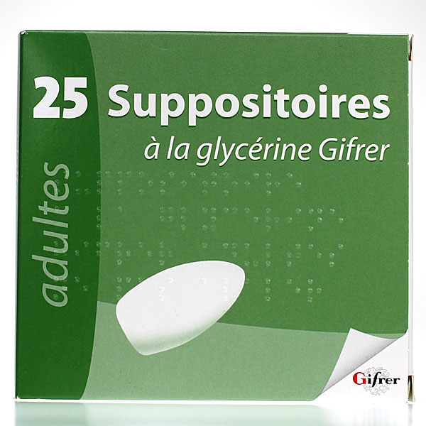 Suppo &agrave; la glyc&eacute;rine Gifrer 25