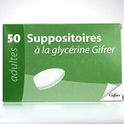 Suppo &agrave; la glyc&eacute;rine Gifrer 50