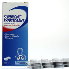 Surbronc Expectorant toux Grasse 30 comprim&eacute;s