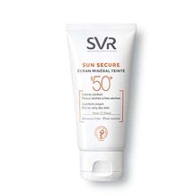 svr sun SPF50 &eacute;cran mineral teinte peaux s&egrave;ches 50ml