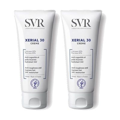 svr xerial 30 cr&egrave;me corps peaux s&egrave;ches squameuses 100ml duo