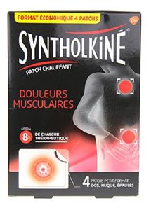 SYNTHOL Syntholkin&eacute; patch chauffant douleurs musculaires 4 patch