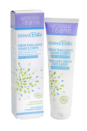T&eacute;ane Cr&egrave;me &eacute;molliente Visage & Corps BIO 150 mL