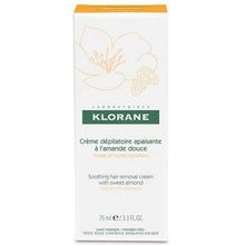 KLORANE Cr&egrave;me D&eacute;pilatoire Apaisante Visage et Zones Sensibles 75 mL