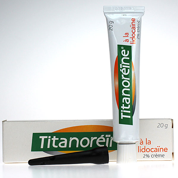 Titanor&eacute;&iuml;ne lidoca&iuml;ne cr&egrave;me 20 g