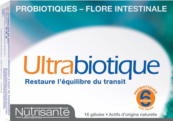 NUTRISANTE Ultrabiotique 16 G&eacute;lules