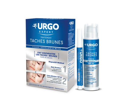 URGO Expert Traitement T&acirc;ches Brunes Visage D&eacute;collet&eacute; et Mains 50ml+2ml