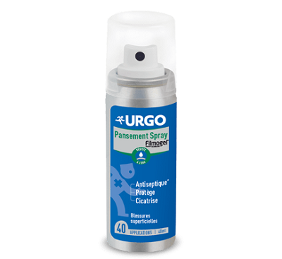 Urgo pansment spray prot&egrave;ge et cicatrise. 40 applications