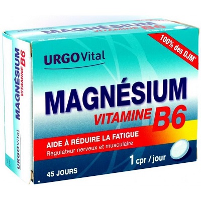 URGO Vital Magn&eacute;sium Vitamine B6 45comprim&eacute;s
