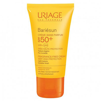 uriage bariesun spf50+ cr&egrave;me sans parfum 50ml