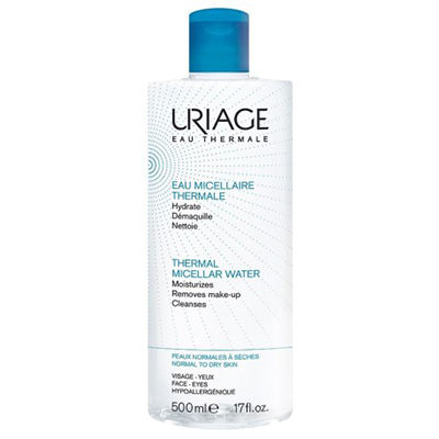 uriage eau micellaire peaux normarles &agrave; s&egrave;ches 500ml