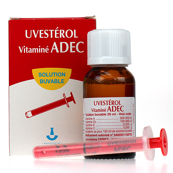 Uvest&eacute;rol vit ADEC