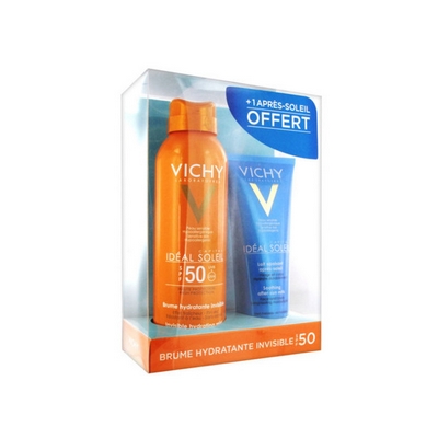 VICHY Capital Id&eacute;al Soleil Brume Hydratante SPF 50 + Lait Apaisant Apr&egrave;s Soleil