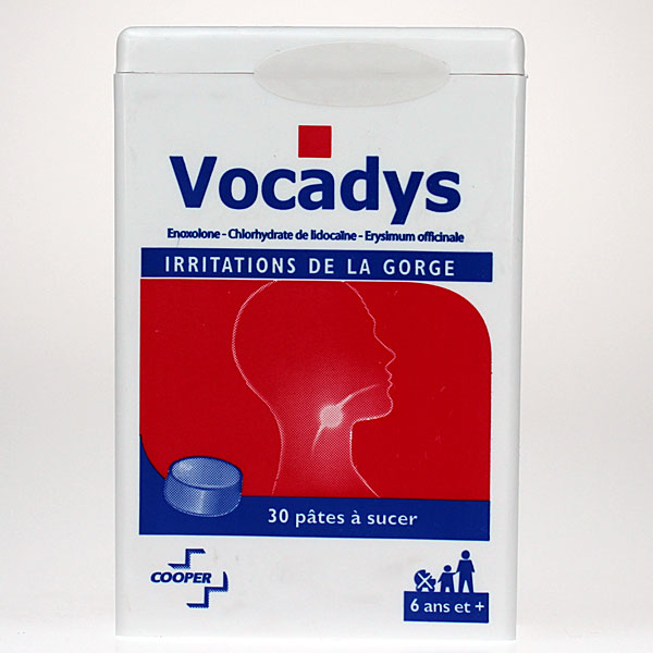 Vocadys 30 p&acirc;tes &agrave; sucer