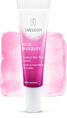 WELEDA Contour des Yeux Lissant Rose Musqu&eacute;e 10ml
