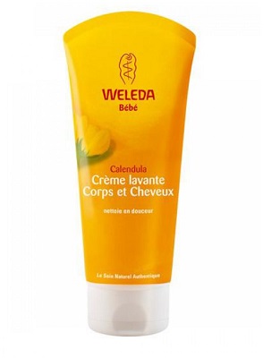 WELEDA Cr&egrave;me Lavante Corps et Cheveux 200 mL